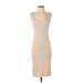 Forever 21 Casual Dress - Sheath: Tan Solid Dresses - Women's Size Small