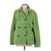 Lands' End Coat: Green Jackets & Outerwear - Women's Size Large