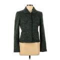 Ann Taylor Jacket: Green Marled Jackets & Outerwear - Women's Size 6