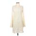 Love, Fire Casual Dress: Ivory Dresses - Women's Size Small