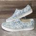 Vans Shoes | New Vans Authentic Denim Destroy Blue Sneakers | Color: Blue/White | Size: 8.5