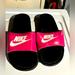 Nike Shoes | Nike Slides | Color: Pink | Size: 7bb