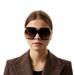 Gucci Accessories | New Gucci Gg1065s 002 Square Black Grey Women Sunglasses Gucci | Color: Black/Gray | Size: Os