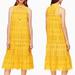 Kate Spade Dresses | Kate Spade Yellow Eyelet Patio Dress Sz Xxs Nwt | Color: Yellow | Size: Xxs