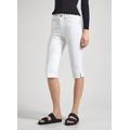 Caprijeans PEPE JEANS "SKINNY CROP" Gr. 29, N-Gr, weiß (white) Damen Jeans Röhrenjeans