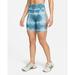 Nike Shorts | Nike Women One Luxe Dri-Fit Mid-Rise Training Shorts Do7814-058 Blue Size Small | Color: Blue/Orange | Size: S