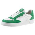 Sneaker TAMARIS Gr. 36, grün (grün, weiß) Damen Schuhe Sneaker mit praktischem Wechselfußbett, Freizeitschuh, Halbschuh, Schnürschuh
