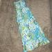 Lilly Pulitzer Dresses | Lilly Pulitzer Let’s Cha Cha Strapless Maxi Dress Size Xs | Color: Blue/Green | Size: Xs