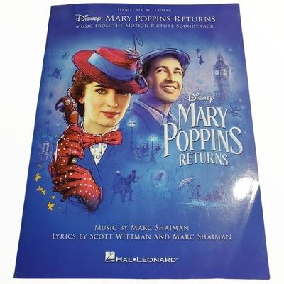 Disney Accents | Disney Mary Poppins Returns Book Music From The Motion Picture Soundtrack | Color: Blue | Size: Os
