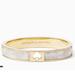 Kate Spade Jewelry | Hole Punch Spade 10mm Spade Hinge Bangle | Color: Gold | Size: Os