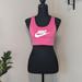 Nike Intimates & Sleepwear | Nike Swoosh Pink Sports Bra | Color: Pink | Size: L