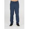 Stoffhose CRUZ "Reagan", Herren, Gr. L, EURO-Größen, blau (dunkelblau, denim), 55% Leinen, 45% Baumwolle, unifarben, casual, Hosen, aus angenehmem Leinen-Baumwoll-Mix