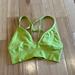Lululemon Athletica Intimates & Sleepwear | Lululemon Highlighter Green/Yellow Strappy Sports Bra - Women’s Size 4 | Color: Green | Size: S
