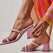 Free People Shoes | Free People - Parker Double Strap Heels | Color: Pink | Size: Various
