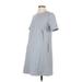 Gap - Maternity Casual Dress - Shift: Gray Solid Dresses - Women's Size Small