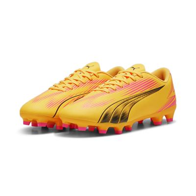 Fußballschuh PUMA "ULTRA PLAY FG/AG Fußballschuhe Herren" Gr. 46, bunt (sun stream black sunset glow orange pink) Schuhe