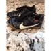 Nike Shoes | Nike Tiempo Indoor Soccer Shoes Boys Size 10 C Youth Black Low Top Sneakers | Color: Black | Size: 10b