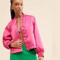 Free People Jackets & Coats | Nwt Free People Echo Bomber Jacket | Color: Pink | Size: M