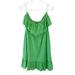 Lilly Pulitzer Dresses | Lilly Pulitzer Womens Green Sundress M Strapless Pleated Ruffle Smocked *Flaw* | Color: Green | Size: M