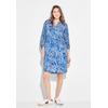 Sommerkleid CECIL, Damen, Gr. L (42), US-Größen, weiß (vanilleweiß), Web, 100% Baumwolle, bedruckt, casual, gerade knielang, Rundhals, 3/4-Ärmel Bündchen, Kleider, mit Paisleymuster