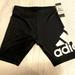 Adidas Bottoms | Adidas - Girls - Size L(14) - Sports Polyester Sports Shorts Nwt | Color: Black/White | Size: 14g
