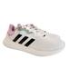 Adidas Shoes | Adidas Women's Qt Racer 3.0 Sneaker, White/Black/Bliss Lilac, 8 | Color: White | Size: 8