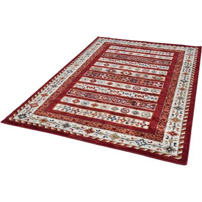 Teppich GINO FALCONE "FASA 22004", rot, B:70cm H:14mm L:140cm, Polyester, Teppiche, Orient-Optik, besonders weich, ideal im Wohnzimmer & Schlafzimmer Image