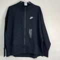 Nike Jackets & Coats | Nike Women Black Zippered Relaxed Fit Jacket Size S Nwt | Color: Black/White | Size: S