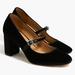J. Crew Shoes | J Crew Velvet Mary Jane Pumps Bu516 | Color: Black | Size: 8