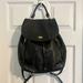 Michael Kors Bags | Michael Kors Evieblack Leather Backpack | Color: Black | Size: Os