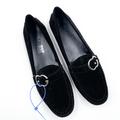 Gucci Shoes | Gucci Sachalin Driving Loafers Gg Interlocking Black Suede Flat | Color: Black | Size: 11