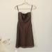 J. Crew Dresses | J.Crew Y2k Strapless Dress In Brown Xs | Color: Brown | Size: Xs