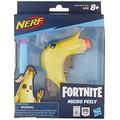 NERF Hasbro E7487ES0 MicroShots Fortnite Micro Peely - Mini Dart-Blaster und 2 Elite Darts - für Kinder, Teenager, Erwachsene