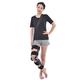 LYFDPN Hinged Knee Brace, Adjustable Knee Brace, Surgically Injured Knee Brace Support Orthosis (B)