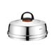Pot Lids Pan Lid Stainless Steel Lid Pan Lid Cover with handle Frying Pan Cover Household Visible Pan Lid Glass Pot Lids Replacement Pot Lid Saute Pan Lids (Size : 28#)