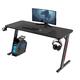 Home Office Desk Gaming Table Desktop PC Table Home Bedroom Desk Writing Desk Office Desk Game Athletic Table With Lights PC Table Work Desk (Color : A, Size : 120 * 60 * 73cm)