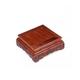 XIYUNLAI Plant Pot Stand Jade Antique Base Solid Wood Potted Plant Base Rectangular Buddha Statue Teapot Crafts Stand Incense Burner Tray Pot Stand For Plants Indoor ( Size : A )