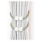 Curtain Weave Rope Tassel Drape Tie Backs,Simple Curtain Tiebacks Weave Rope, Curtain Rope Holdback Polyester Curtain Ropes Curtain Buckle Suitable For Indoor And Outdoor Blinds-blue-3 pairs