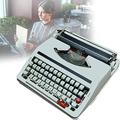 Vintage Typewriter for a Nostalgic Flow - Manual Typewriter Portable Model for Remote Writing Locations - Writer Classic Word Processor - Typewriters for Writers