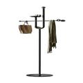 dongyingyi Drying Racks Light Luxury Clothes Hanger Floor-standing Bedroom Living Room Simple Clothes Hanger Creative Hotel B&B Clothes Rail Pole (Color : Black, Size : A)