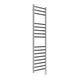 NWT Direct Thermostatic Electric Polished Stainless Steel Towel Rail Radiator Bathroom Heater (Pre-Filled) - 350mm (w) x 1200mm - 150w Element