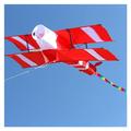 GRFIT Kites for Kids Adults 3D Single Line Red Plane Kite,Kite with Handle and String,Easy to Fly Easy Fly Kites