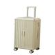 Travel Suitcase Suitcase Password Box Suitcase Men's and Women's Ins Trend Trolley Case Men's Universal Wheel Zipper Case Trolley Case (Color : White, Size : 28)