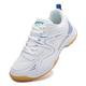 Mens Badminton Tennis Trainers Casual Athletic Sport Shoes- Ligthweight Comfortable Flat Volleyball Fitness Shoes,Blue,8.5 UK