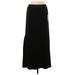 Adrienne Vittadini Casual Skirt: Black Solid Bottoms - Women's Size 6