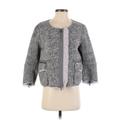 RED Valentino Jacket: Gray Houndstooth Jackets & Outerwear - Women's Size 6