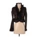 INC International Concepts Faux Leather Jacket: Brown Jackets & Outerwear - Women's Size Small