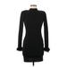 Nasty Gal Inc. Casual Dress - Sweater Dress: Black Dresses - Women's Size 6