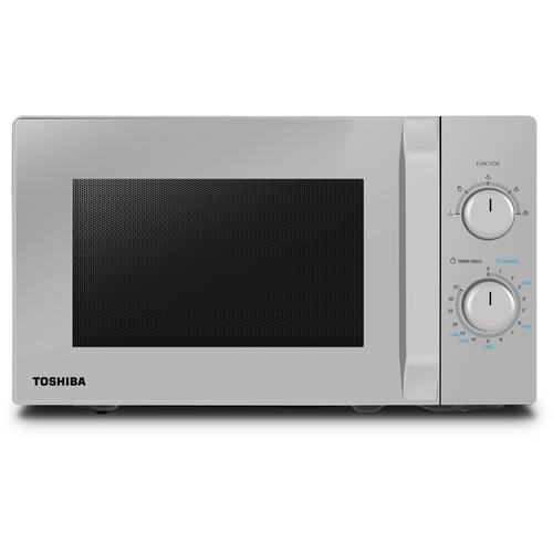 TOSHIBA Mikrowelle ""MW2-MM20PF(SL)"" Mikrowellen_Minibacköfen_Kleinküchen silberfarben (silber)