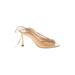 Manolo Blahnik Heels: Tan Shoes - Women's Size 39